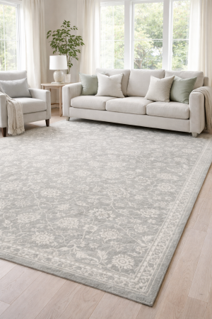 Covoare Living - Covor Floral Living/Dormitor, Model Opus 54262/570, Crem