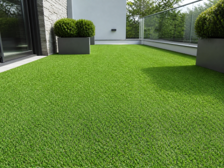 Gazon Artificial - Covor Gazon Iarba Artificiala Jakarta, Gradinita/ Loc de Joaca/Terasa/Curte, Inaltime fir 20 mm, Verde Super Pret!!!