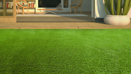 Covor Gazon Iarba Artificiala Produs Belgia, Calitate Premium, Model Fuse 25 mm inaltime fir, Gradinita/ Loc de Joaca/Terasa/Curte, Verde [5]
