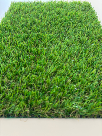 Covor Gazon Iarba Artificiala Produs Belgia, Calitate Premium, Model Fuse 25 mm inaltime fir, Gradinita/ Loc de Joaca/Terasa/Curte, Verde [2]