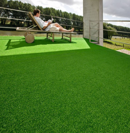 Gazon Artificial - Covor Gazon Iarba Artificiala Sri Lanka 20 mm inaltime fir, Gradinita/ Loc de Joaca/Terasa/Curte, Verde