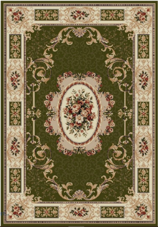 Covor Living/Dormitor, Model Lotos 542/330, Verde [1]