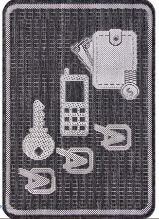Covorase Intrare - Covor Intrare, Model Flex Antiderapant 19685/80, Gri 50 x 80 cm