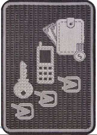 Covorase Intrare - Covor Intrare, Model Flex Antiderapant 19685/91, Bej/Maro 50 x 80 cm