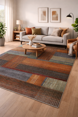 Covoare - Covor Kolibri 11561/190, Living/Dormitor, Multicolor, Dimensiunea 200 x 300 cm