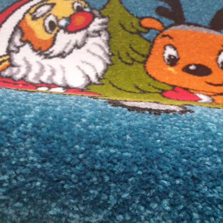 Model Mos Craciun, Covoras Rotund 11507/140, Dimensiunea 67x67 cm, Multicolor [1]