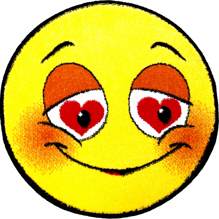 Covoare Copii - Model Love Smille, Covoras Rotund 11082/150, 67x67 cm, Galben