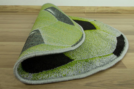 Model Minge Fotbal, Covoras Rotund, Verde [3]