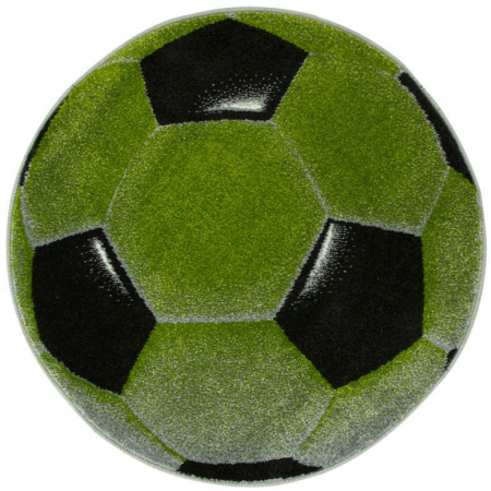Model Minge Fotbal, Covoras Rotund, Verde [6]