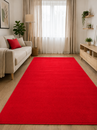Covoare Living - Covor Living/Dormitor Dreptunghiular, Model Kolibri 11000/120, Rosu