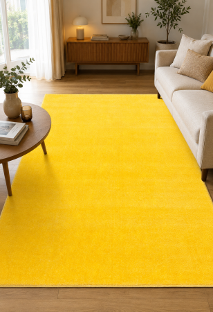 Covoare Copii - Covor Living/Dormitor Dreptunghiular, Model Kolibri 11000/150, Galben