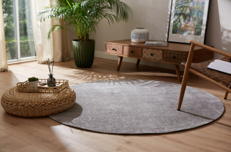 Covor Living/Dormitor, Fargo 71501/070, Rotund, Gri [2]