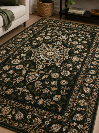 Covoare clasice - Covor Living/Dormitor, Model 15090/310, Verde