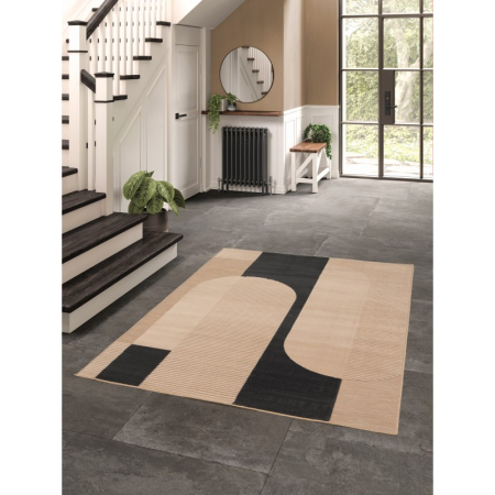 Covor Belgian, Rio 24503/352, Bej/Negru, 160x230 cm [2]