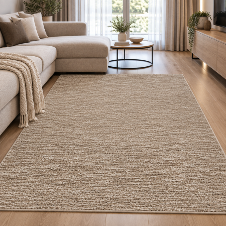 Covoare Living - Covor Living/Dormitor, Model Daffi 13099/120 , Dreptunghiular, Bej/Maro