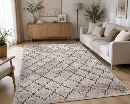 Covoare Living - Covor Living/Dormitor, Model Fashion 32019/120, Crem/Maro
