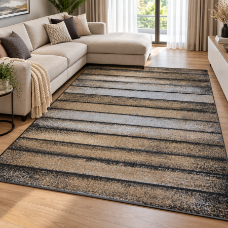 Covoare Living - Covor Living/Dormitor, Model Kolibri 11196/BG29, Gri/Bej