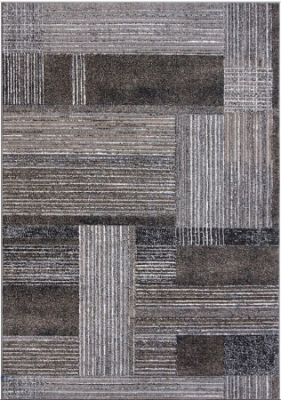 Covor Living/Dormitor, Model Kolibri 11561/BG92, Gri/Maro [5]