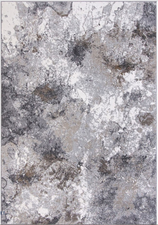 Covor Living/Dormitor, Model Kolibri 18098/BG19, Gri/Maro [5]