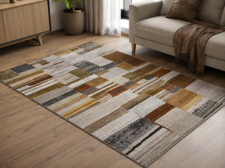 Covoare Dormitor - Covor Living/Dormitor, Model Kolibri 11585/BG92, Gri/Maro
