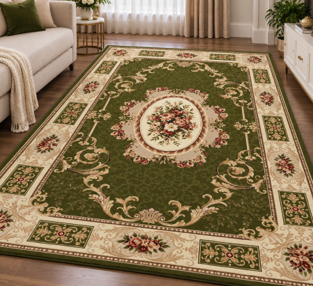 Covoare Living - Covor Living/Dormitor, Model Lotos 542/330, Verde