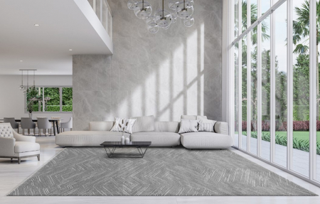Covoare Living - Covor Living/Dormitor, Model Opus 54355/670, Gri