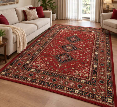 Covoare Living - Covor Lotos 1531/220, Model Dreptunghiular, Grena