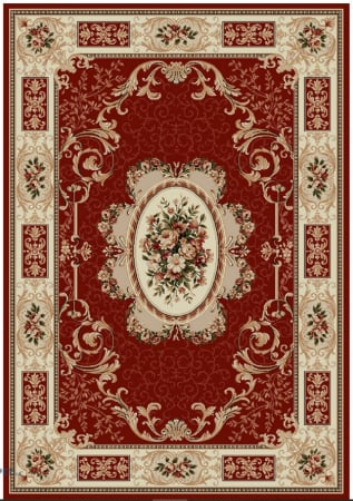 Covoare clasice - Covor Sufragerie/Dormitor, Lotos 542/220, Rosu/Grena