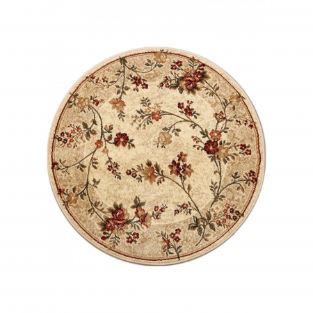 Model Lotos 551, Covor Rotund, Crem/Bej [1]