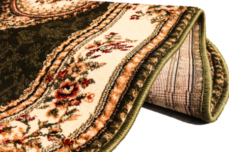 Covor Sufragerie, Model Oval 571/310, Crem/Verde [2]