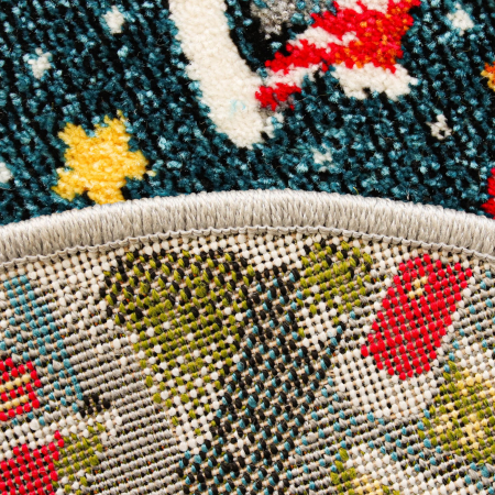 Model Magia de Craciun, Covor Rotund 11503, Dimensiunea 67x67 cm, Multicolor [1]