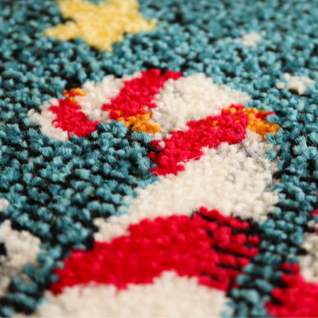 Model Magia de Craciun, Covor Rotund 11503, Dimensiunea 67x67 cm, Multicolor [5]