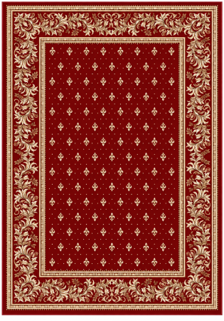 Covoare Bisericesti - Covor Model Bisericesc 15033/210, Dreptunghiular, Rosu/Grena