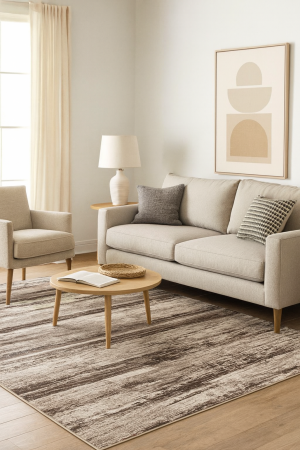 Covoare Living - Covor Model Luna 1845/12, Dreptunghiular, Bej