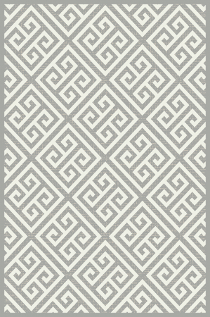 Covoare moderne - Covor Model Cappuccino 16063-19, Bej, Gri, Inaltime Fir 7 mm, Antialergic, Polipropilena, Living, Dormitor, Sufragerie, Birou