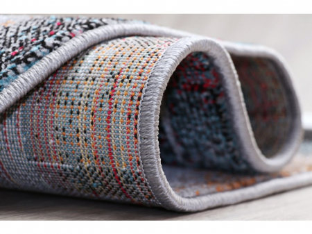 Covor Dreptunghiular Living/Dormitor, Kolibri Abstract 11023, Gri/Multicolor [1]
