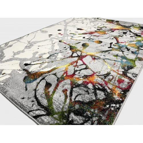 Covor Sufragerie, Model Abstract 11187/190, Gri [3]