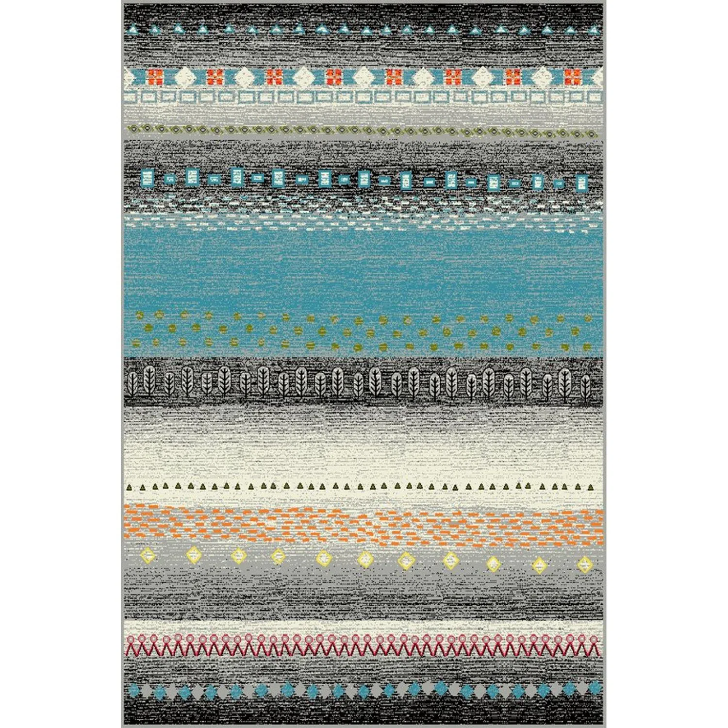 Model Country 11165-194, Covor Dreptunghiular, Multicolor [1]