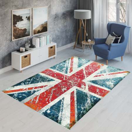 Covoare Living - Model England 11197, Covor Dreptunghiular, Multicolor