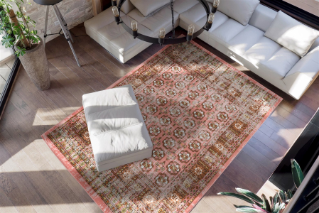 Covoare Living - Covor Modern Living/Dormitor, Model Ariya 625 Rosa