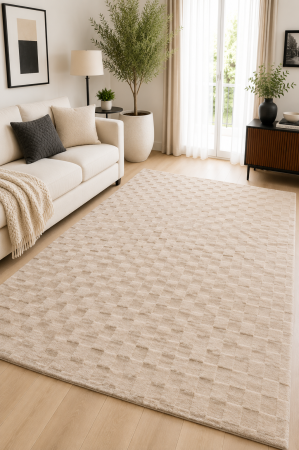 Covoare Living - Covor Modern Living/Dormitor, Model Botany 625 Crem