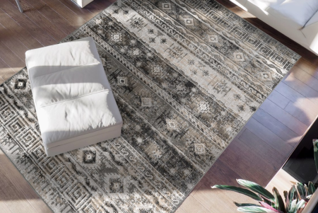 Covoare Dormitor - Covor Modern Sufragerie, Model Ariya 325 Grey