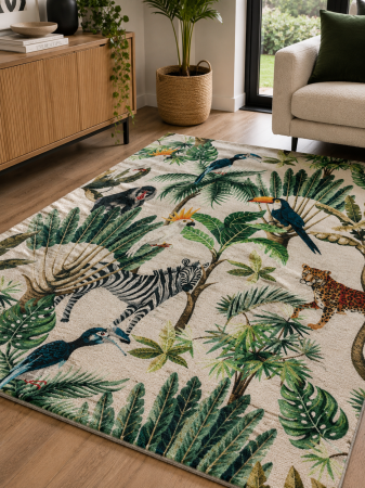 Covoare Living - Covor  Exotic Sufragerie, Model Exus 223, Multicolor