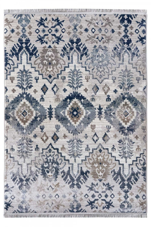 SALE - Covor PALERMO, Model 41 EKE, Crem/Gri ,120 x 70 cm