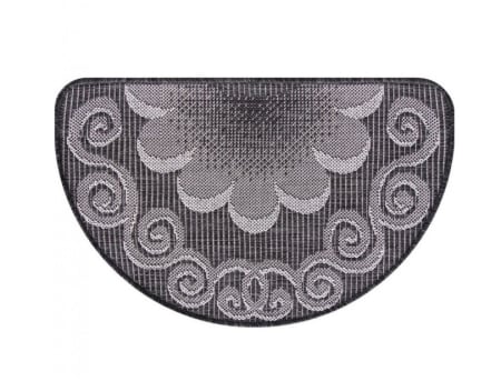 Covorase Intrare - Covor Pentru Usa Intrare, Flex 19161/80, Antiderapant, Gri, 50 x 80 cm