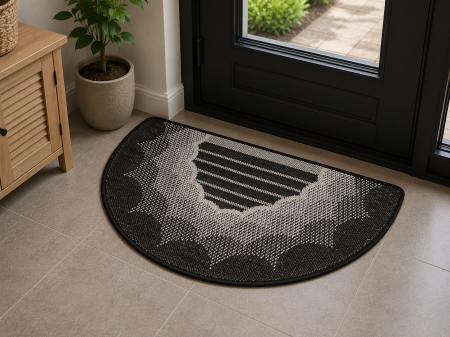 Covorase - Covor Pentru Usa Intrare, Flex 19162/80, Antiderapant, Gri, 50 x 80 cm