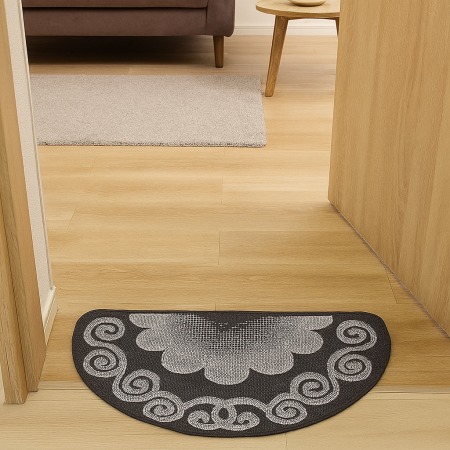 Covorase Intrare - Covor Pentru Usa Intrare, Flex 19191/91, Antiderapant, Maro, 50 x 80 cm