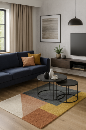 Covoare Living - Covor Pufos, Model Belgian 52922/492, Colectia Sydney, Multicolor