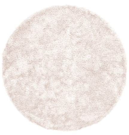 Covoare Living - Covor Pufos Modern Sufragerie, Model Rotund Diamond 700, Roz Pudrat