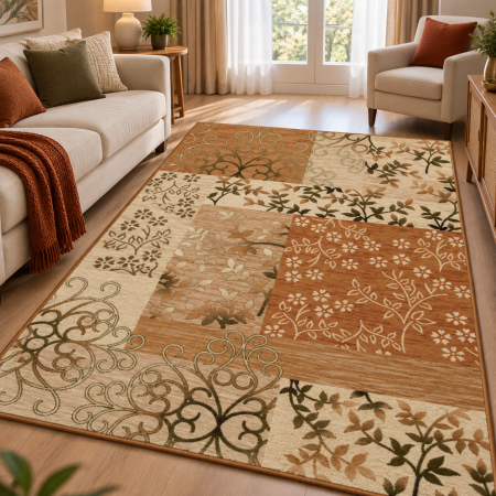 Covoare Living - Covor Sufragerie/Dormitor, Model 1521/115, Bej